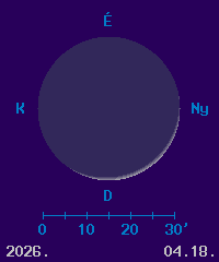 A Hold f�zisa �s l�tsz� �tm�r�je